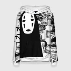 Женская толстовка 3D No-Face Spirited Away Ghibli