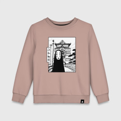 Детский свитшот хлопок No-Face Spirited Away Ghibli