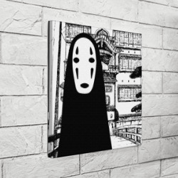 Холст квадратный No-Face Spirited Away Ghibli - фото 2