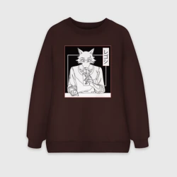 Женский свитшот oversize без начеса хлопок Legosi Beastars Legoshi