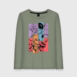 Женский лонгслив хлопок Аска и Синдзи, Евангелион