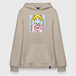 Худи SuperOversize хлопок Sailor Moon Usagi Tsukino