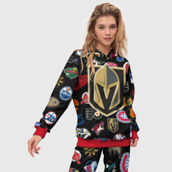 Женский костюм с толстовкой 3D Vegas Golden Knights - фото 2