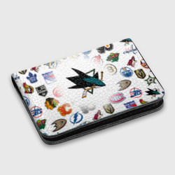 Картхолдер с принтом San Jose Sharks NHL teams pattern