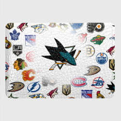 Картхолдер с принтом San Jose Sharks NHL teams pattern - фото 2