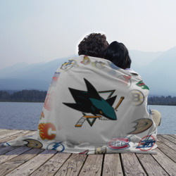 Плед 3D San Jose Sharks NHL teams pattern - фото 2