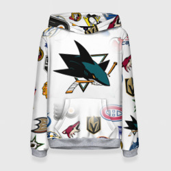 Женская толстовка 3D San Jose Sharks NHL teams pattern