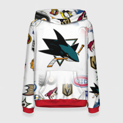 Женская толстовка 3D San Jose Sharks NHL teams pattern