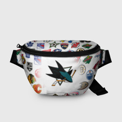 Поясная сумка 3D San Jose Sharks NHL teams pattern