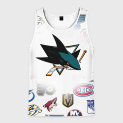 Мужская майка 3D San Jose Sharks NHL teams pattern