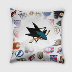 Подушка 3D San Jose Sharks NHL teams pattern