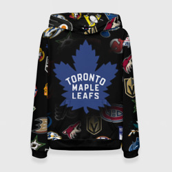 Женская толстовка 3D Toronto Maple Leafs НХЛ