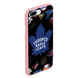 Чехол для iPhone 7Plus/8 Plus матовый Toronto Maple Leafs НХЛ - фото 2