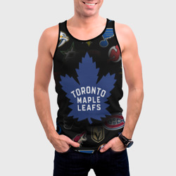 Мужская майка 3D Toronto Maple Leafs НХЛ - фото 2