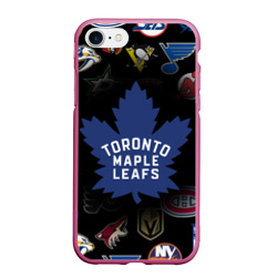 Чехол для iPhone 7/8 матовый Toronto Maple Leafs НХЛ