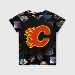 Детская футболка 3D Calgary Flames