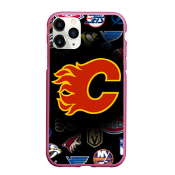 Чехол для iPhone 11 Pro Max матовый Calgary Flames