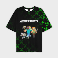 Мужская футболка oversize 3D Minecraft