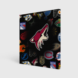 Холст квадратный Arizona Coyotes NHL