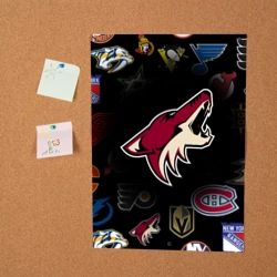 Постер Arizona Coyotes NHL - фото 2