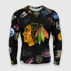 Мужской рашгард 3D Chicago Blackhawks