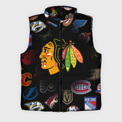 Мужской жилет утепленный 3D Chicago Blackhawks