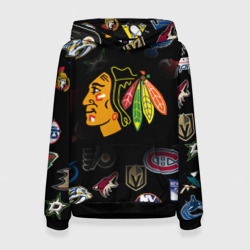 Женская толстовка 3D Chicago Blackhawks