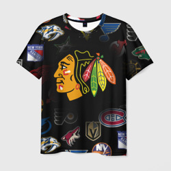 Мужская футболка 3D Chicago Blackhawks