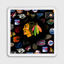 Магнит 55*55 Chicago Blackhawks