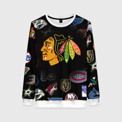 Женский свитшот 3D Chicago Blackhawks