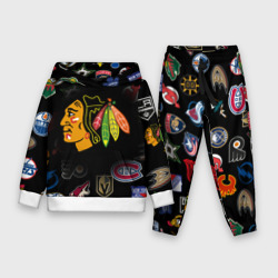 Детский костюм с толстовкой 3D Chicago Blackhawks