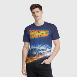 Мужская футболка 3D Back to the Future - фото 2