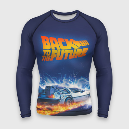 Мужской рашгард 3D Back to the Future, цвет 3D печать