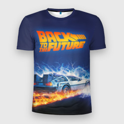 Мужская футболка 3D Slim Back to the Future