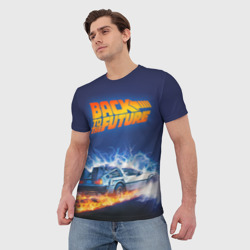 Мужская футболка 3D Back to the Future - фото 2