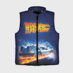 Женский жилет утепленный 3D Back to the Future