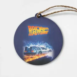 Деревянная игрушка круг Back to the Future
