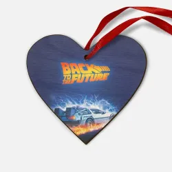 Деревянная игрушка Сердце Back to the Future
