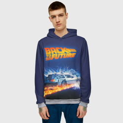 Мужская толстовка 3D Back to the Future - фото 2