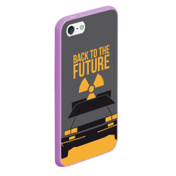 Чехол для iPhone 5/5S матовый Back to the Future - фото 2