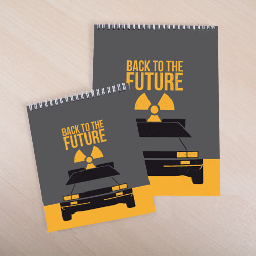 Скетчбук Back to the Future, цвет белый - фото 4