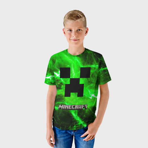 Детская футболка 3D Minecraft - фото 3