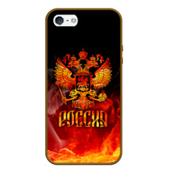 Чехол для iPhone 5/5S матовый Россия