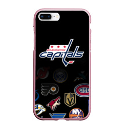 Чехол для iPhone 7Plus/8 Plus матовый NHL Washington Capitals НХЛ