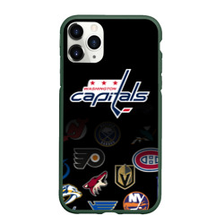 Чехол для iPhone 11 Pro матовый NHL Washington Capitals НХЛ