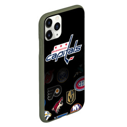 Чехол для iPhone 11 Pro матовый NHL Washington Capitals НХЛ - фото 2