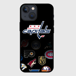 Чехол для iPhone 13 mini NHL Washington Capitals НХЛ