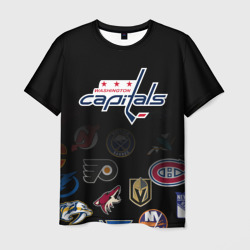 Футболка 3D NHL Washington Capitals | НХЛ (Z) (Мужская)