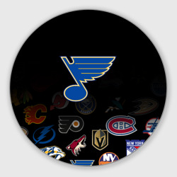 Круглый коврик для мышки NHL St. Louis Blues