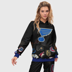 Женский костюм с толстовкой 3D NHL St. Louis Blues - фото 2